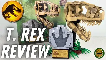 Perfect Display Piece: LEGO® Jurassic World 76964 Dinosaur Fossils: T. rex Skull Review!