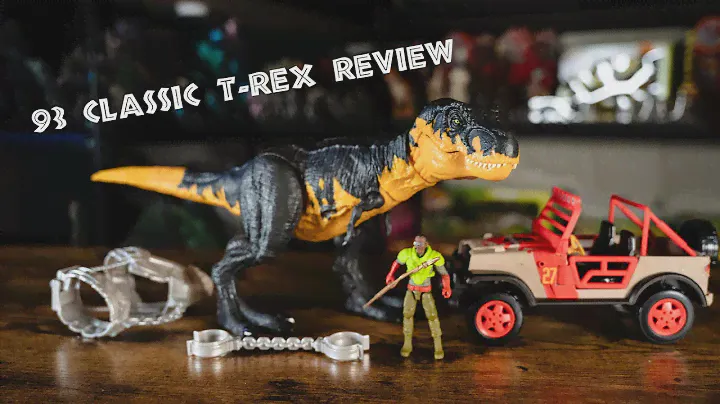 '93 Classic Jurassic Park Tyrannosaurus Rex Off-Road Tracker Pack Review and Scan Code!