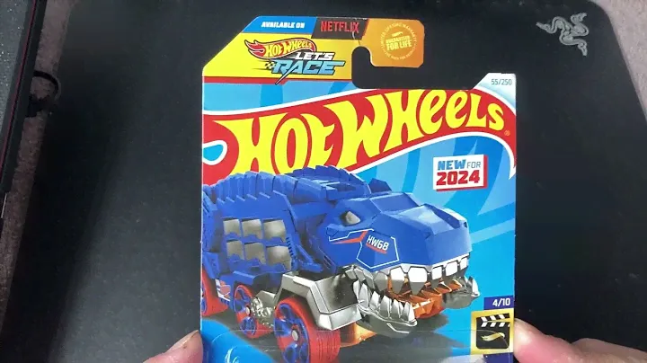 Hot Wheels NEW FOR 2024 HW Ultimate T-Rex Transporter Unboxing. #HotWheels #Netflix.