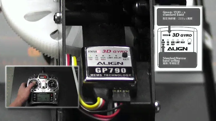 Trex 500 E   Electronics and Setup #2