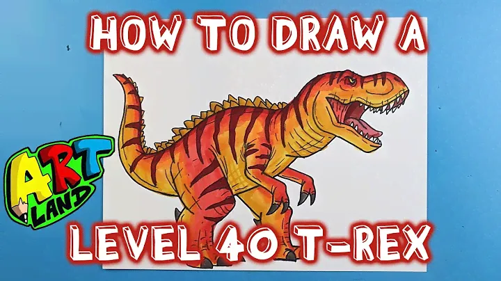 How to Draw a T-REX LEVEL 40