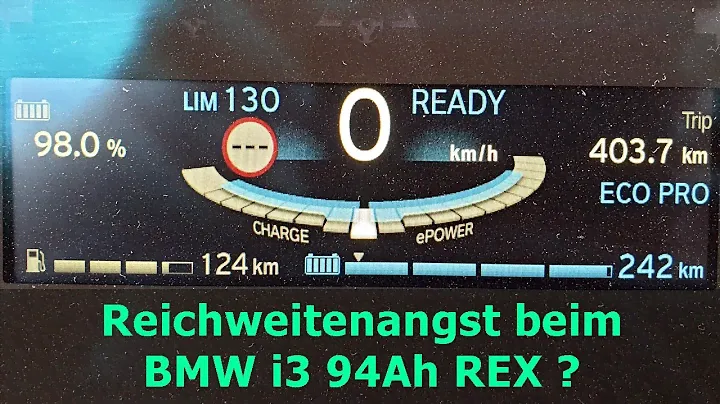 Reichweitenangst beim BMW i3 94Ah REX ?