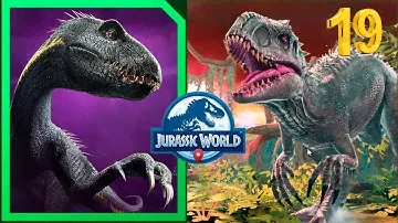 Путь к Индораптору! Индоминус рекс 19 Уровень Jurassic World Alive