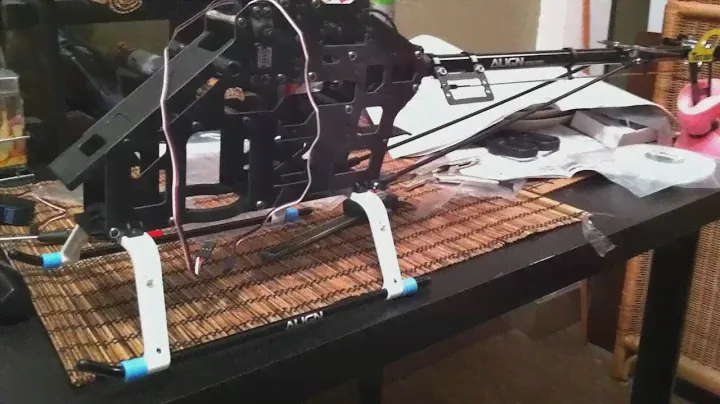 T-Rex 500 Build.MOV