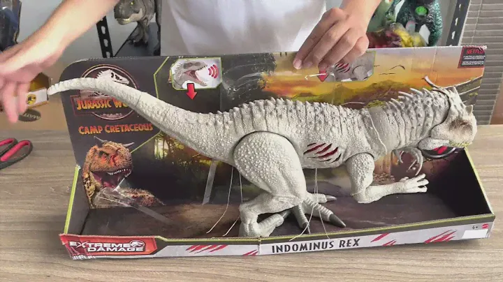 New Jurassic World INDOMINUS Rex Destroy 'N Devour Dino Rivals 2