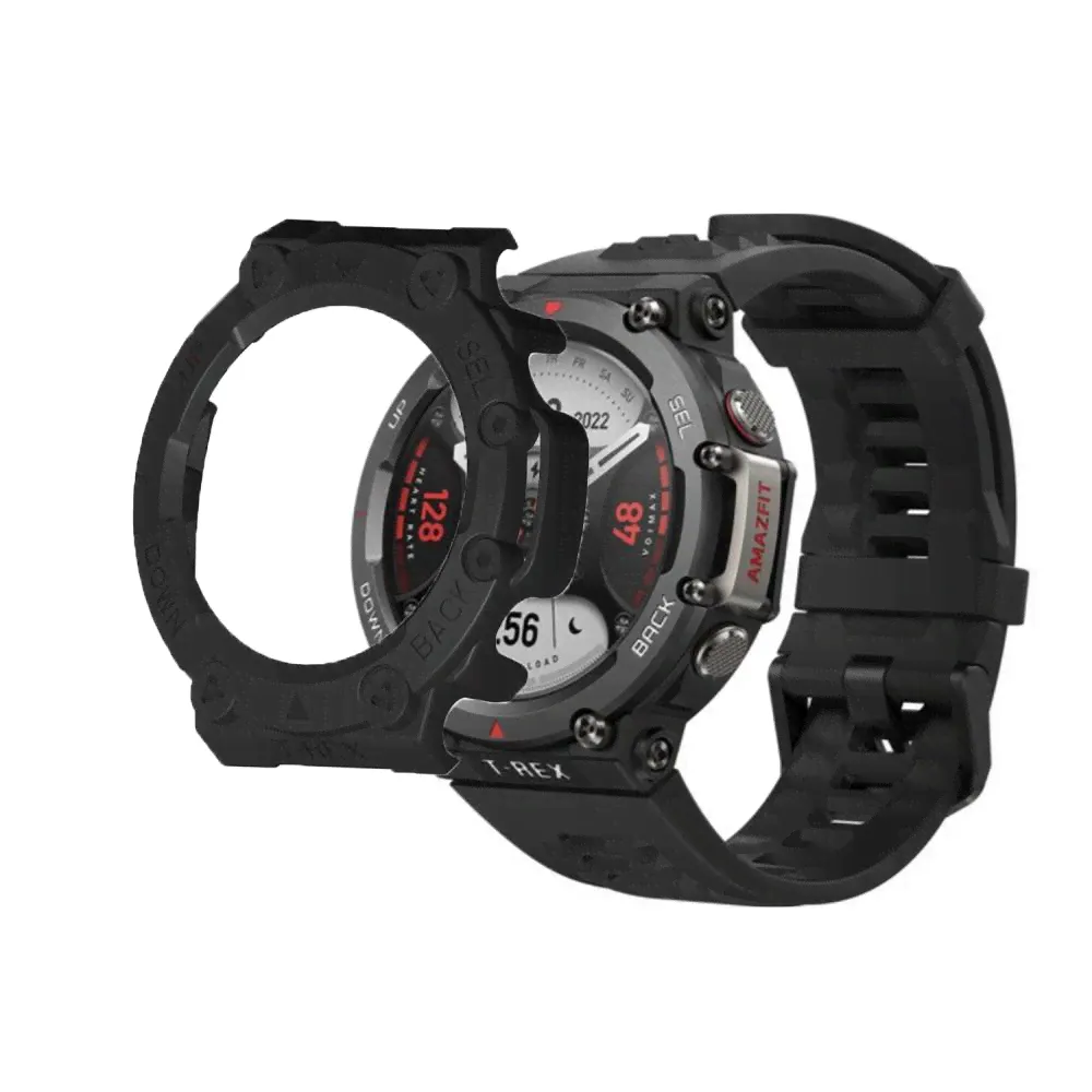 Чехол Cace для Amazfit T-REX 2 + Защитная пленка для экрана ПК, жесткий защитный чехол, бампер T Rex 2, аксессуары для умных часов (art.: 3920bdeb48e13)