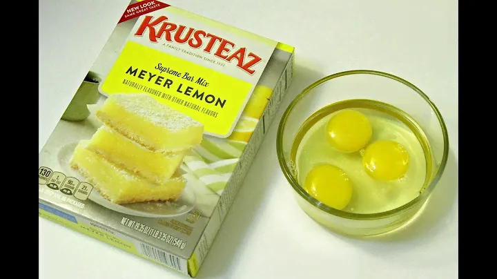 How to Bake Krusteaz Meyer Lemon Bars Supreme Mix