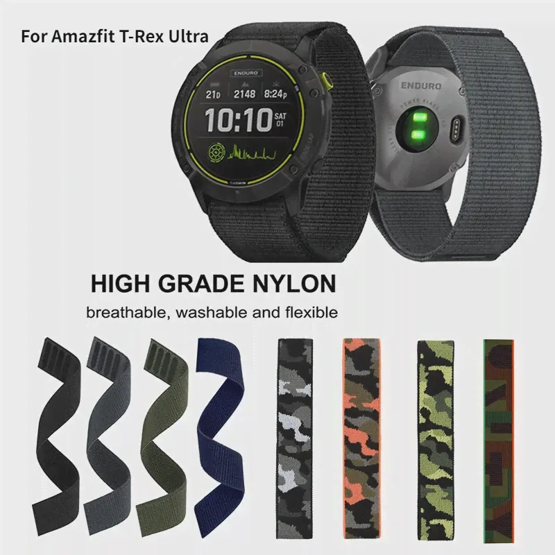 Ремешок с нейлоновой петлей для браслета Amazfit T-Rex Ultra Smart Watch Band