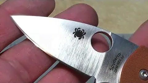 Knife Sharpening - Spyderco Lil Native - CPM-REX 45