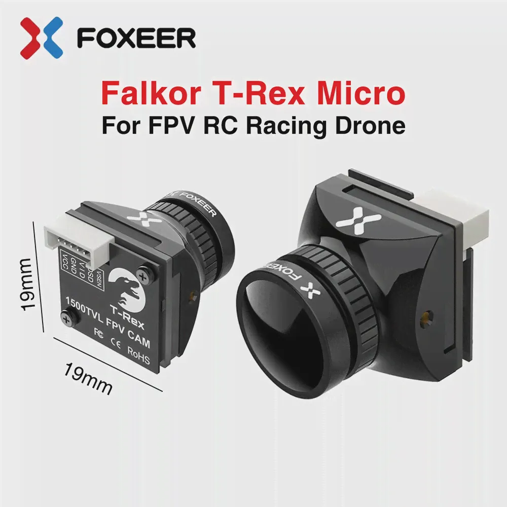 Горячая Распродажа Foxeer T-Rex Micro 1500TVL 6ms с низкой задержкой, Super WDR 4:316:9 PALNTSC, переключаемая FPV камера с поддержкой OSD и меню RC (art.: 3920b5b5c33c6)-2