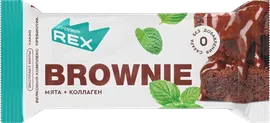 Пирожное Protein Rex протеиновое Брауни мятное с коллагеном 50г