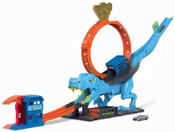 Hot Wheels Трек City T-Rex Chomp Down-0
