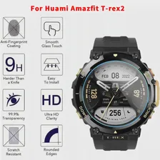 2ШТ Защитная пленка Из Закаленного Стекла с защитой От царапин Для Amazfit T-REX 2 HD Защитная пленка Для экрана Huami Amazfit T Rex Smartwatch