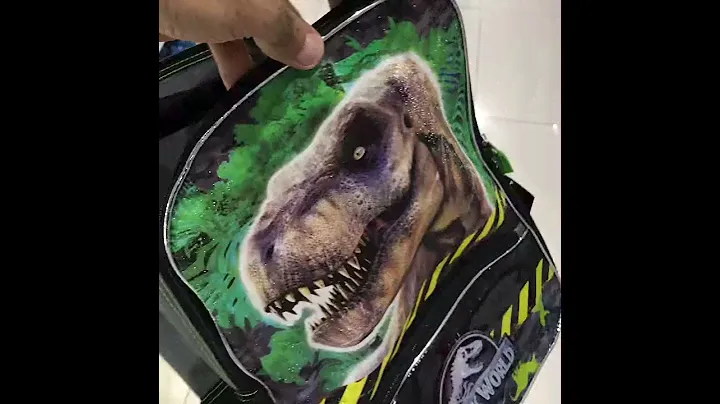 Jurassic World Kids Backpack - Premium 16" Jurassic Park Dinosaur Backpack T-rex 🦖