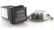 Термоконтроллер ПИД регулятор REX-C100FK02-VAN с SSR-40DA и радиатором