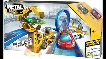 Трек Zuru Metal Machines Police Construction Destruction 6703 B07DS29FW9 и Строительный мегакран Dic