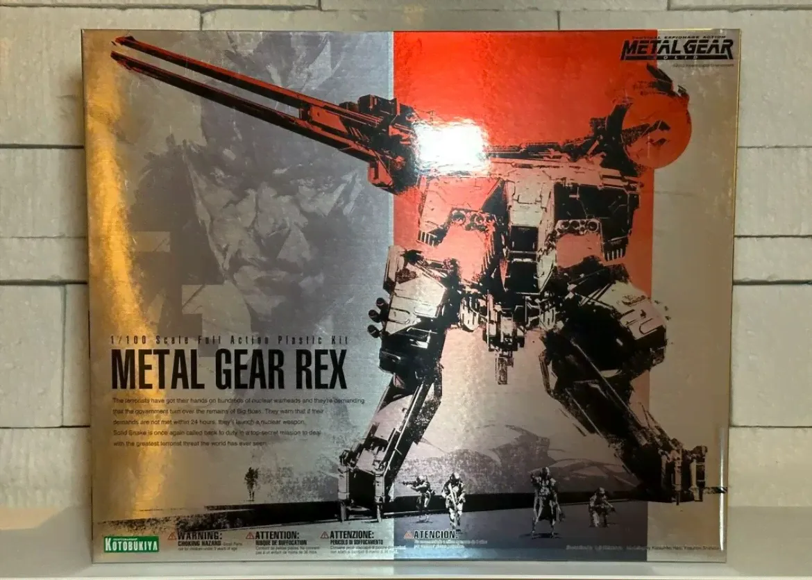 Metal Gear Solid Metal Gear REX KOTOBUKIYA 1/100 Scale Plastic Model Plastic kit-0