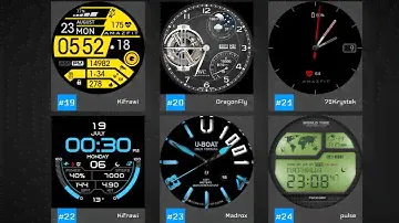 Top 50 DUAL-TONE watch faces for the Amazfit T-Rex Pro