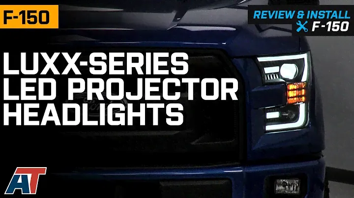 2015-2017 F-150 LUXX-Series LED Projector Headlights; Black Housing Review & Install