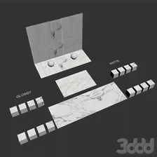 Rex Luxury Design Les ORIGINES DE REX miniset - Кафель, Плитка - 3D модель