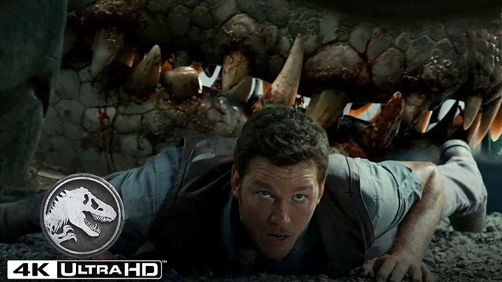 El Indominus Rex se escapa del paddock en 4K HDR | Jurassic World