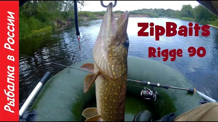 Ловля щуки на воблер ZipBaits Rigge 90 SP. Лучшие воблеры на щуку с Алиэкспресс