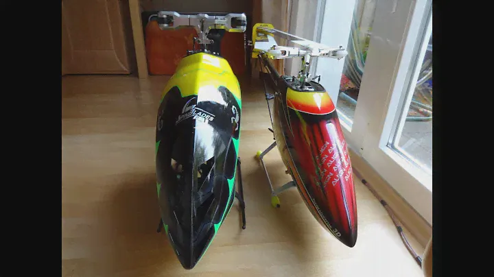 Mikado Logo 800 XXTREME, Align T-Rex 800 Trekker, size comparison !!