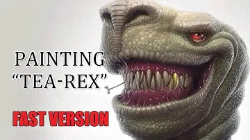 Speedpainting - "Tea-Rex" (FAST VERSION)