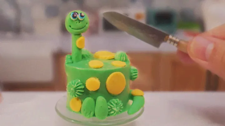 Funny Miniature Dinosaurs Cake Decorating | So Tasty Miniature Birthday Cake Recipe | Tiny Cakes