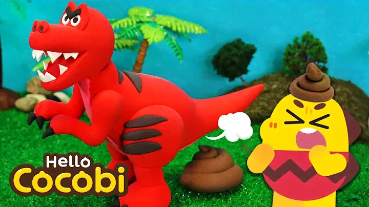 🦖Tyrannosaurus Rex | Dinosaur Songs | Play Doh T-Rex | Kids Songs with Toymation | Hello Cocobi