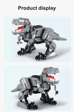 Радиоуправляемый конструктор CADA динозавр T-Rex, 701 детали - C59006W