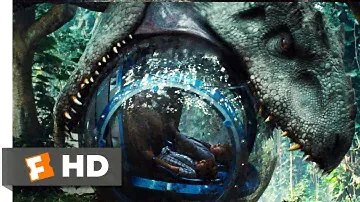 Jurassic World (2015) - Indominus Attacks the Gyrosphere Scene (3/10) | Movieclips