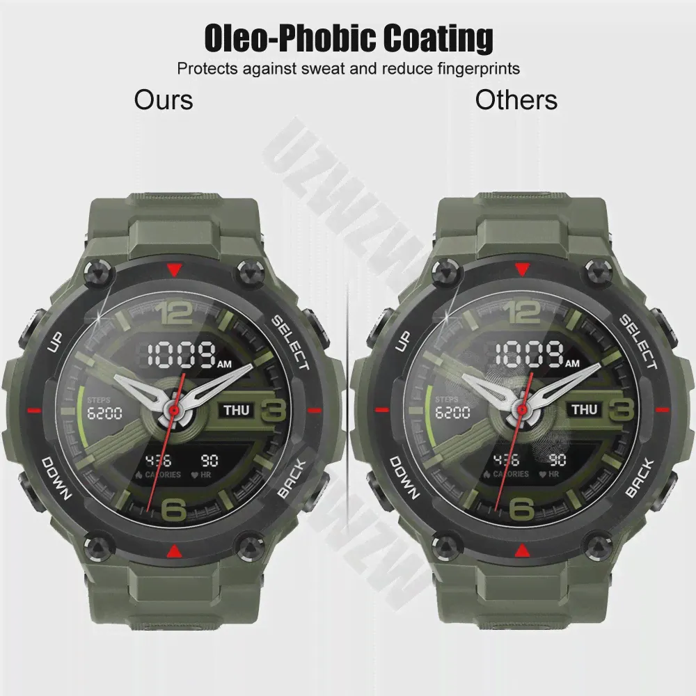 Защитное закаленное стекло для Amazfit T Rex 2 ( T-Rex 2 ) T Rex Pro Verge Lite GTR 42 мм 47 мм Stratos 3, 3 шт. (art.: 3920be28eec45)-2