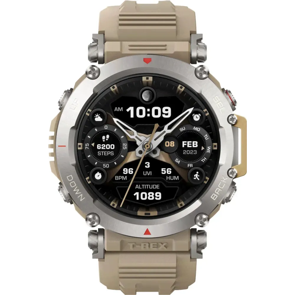 Умные часы Amazfit T-Rex Ultra Yellow/Beige-4