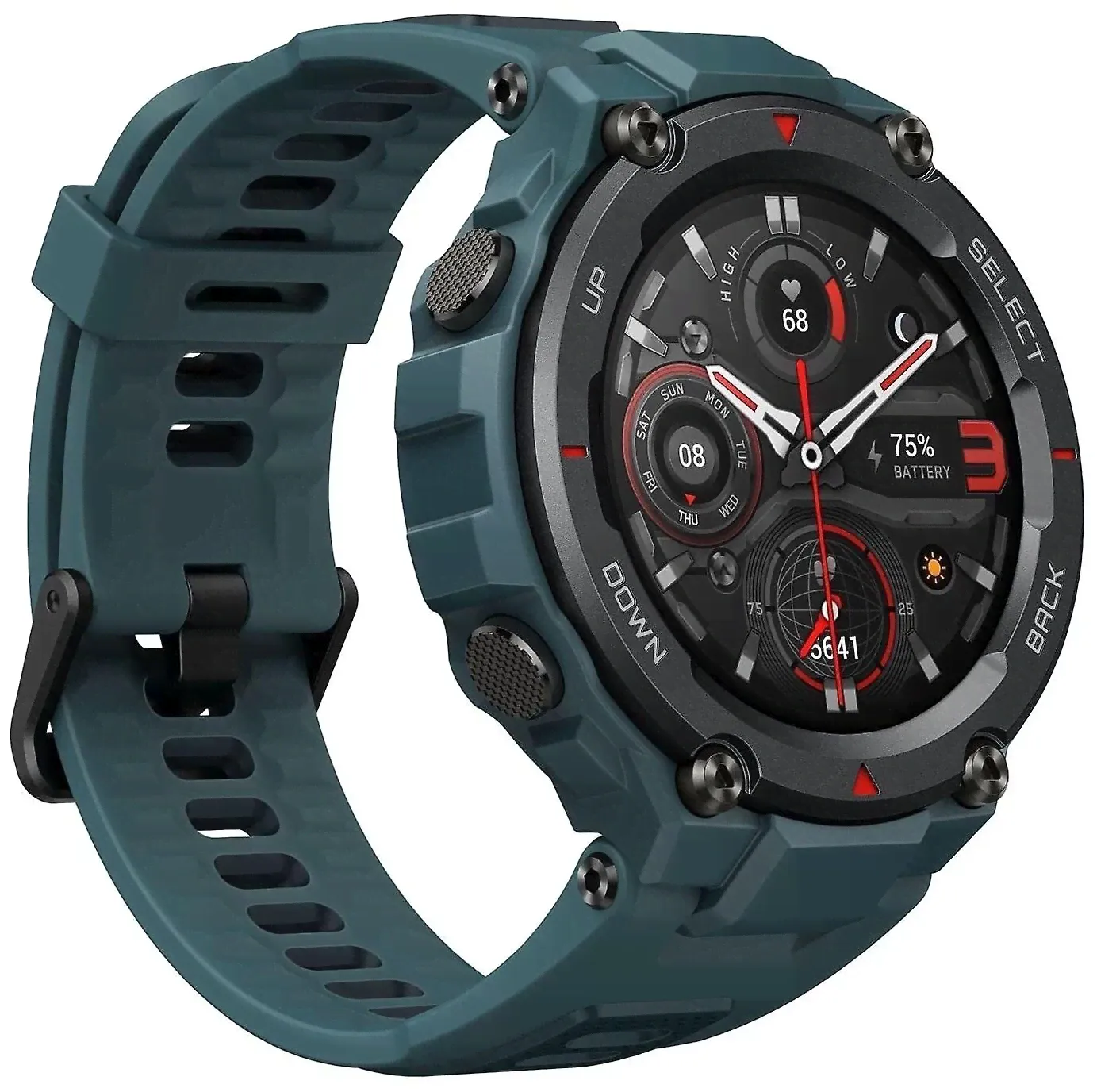 Xiaomi Умные часы Amazfit A2013 T-Rex Pro Steel Blue носимый гаджет-1