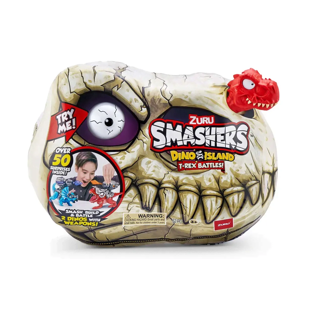 74102 Игрушка Zuru Smashers: "T-Rex Battle", в ассортименте-0