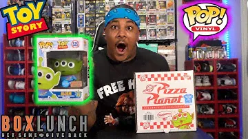 BoxLunch Exclusive Toy Story Alien Funko Pop Tee Shirt Bundle!