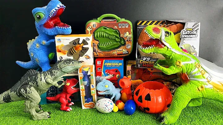 Jurassic World Unboxing Review Giant Green T-rex Giganotosaurus Dinosaur Case Dino Eggs Hatching