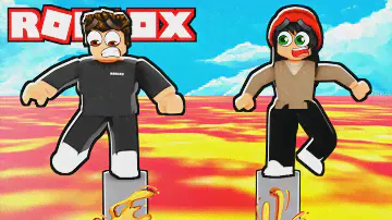 ROBLOX FLOOR IS LAVA WITH ALEXA!