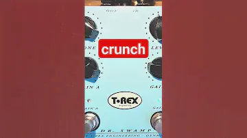 FAT and CHUNKY DISTORTION T-Rex Dr. Swamp #metalguitar #distortion #crunch #guitar #trex