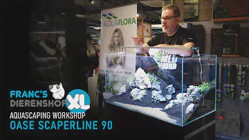 AQUASCAPING WORKSHOP at Franc's Dierenshop XL (OASE SCAPERLINE 90)