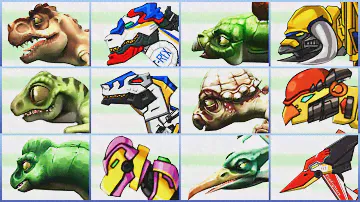 6 DINOSAUR PARK + 6 DINO ROBOT #01: T-REX, STEGOSAURUS, VELOCIRAPTOR, PTERANODON | DINO KING 220618