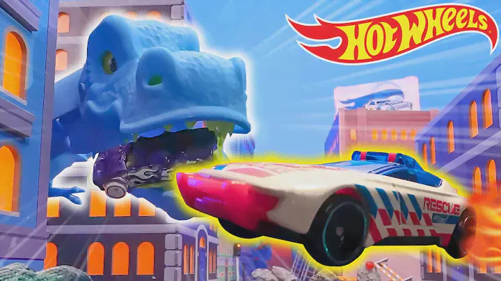 Hot Wheels City's "Do The Dino Chomp" 🦖🎶 + More Music Videos for Kids | Hot Wheels