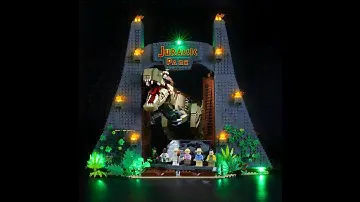 Briksmax Light Kit For Lego Jurassic World Jurassic Park: T. rex Rampage 75936