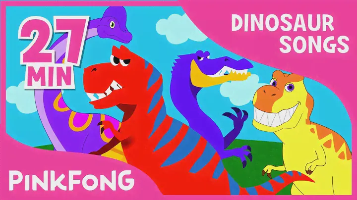 Tyrannosaurus Rex and 23+ songs| Dinosaur Songs | + Compilation | Pinkfong Songs for Children