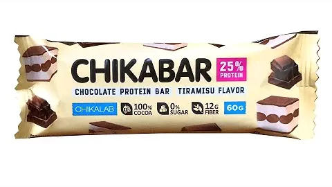 Обзор на протеиновый батончик Chikabar (тирамису )￼