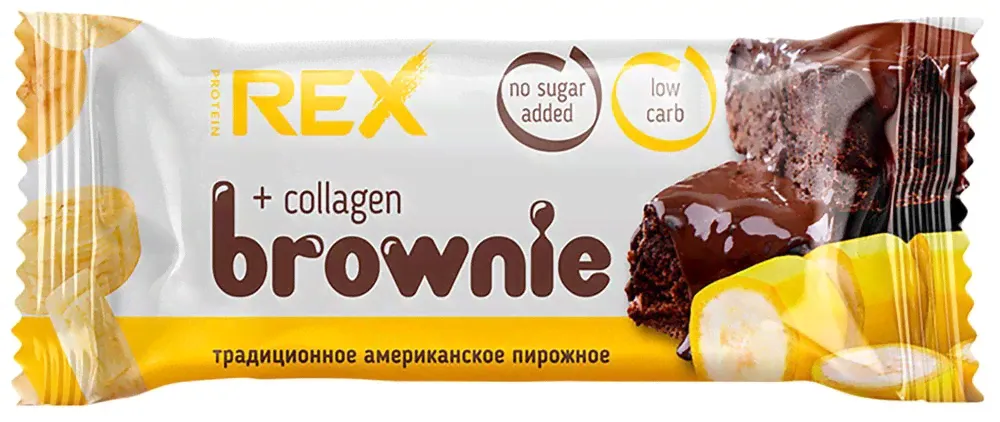 Rex Пирожное Брауни 50г (Банановое)