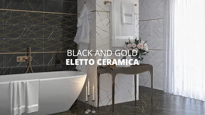 Обзор керамической плитки Black & Gold от производителя Eletto Ceramica