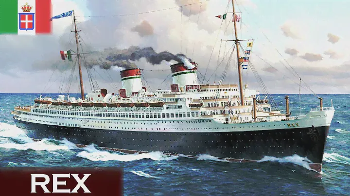Крушение Итальянского океанского лайнера SS REX