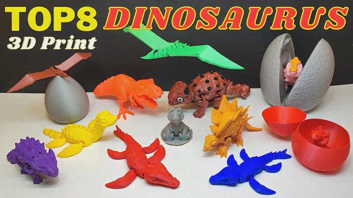 Top 8 Articulated Dinosaurs to 3D Print _ S3 | 3D Printed  Articulated Animals Toys